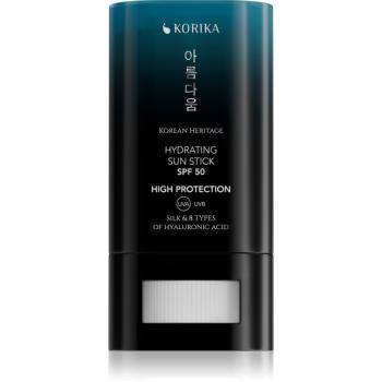 KORIKA Korean Heritage Silk & 8 Types of Hyaluronic Acid Hydrating Sun Stick SPF 50 opaľovacia tyčinka SPF 50 20 g