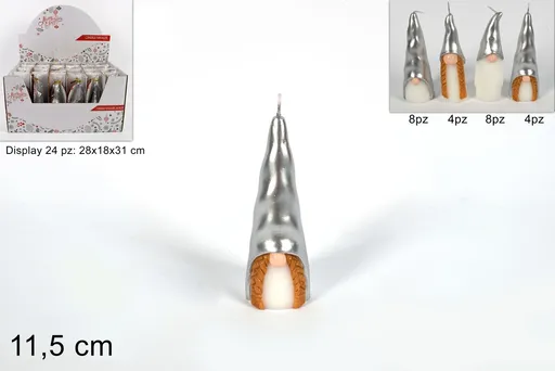 MAKRO - Sviečka vianočna škriatok rôzne druhy