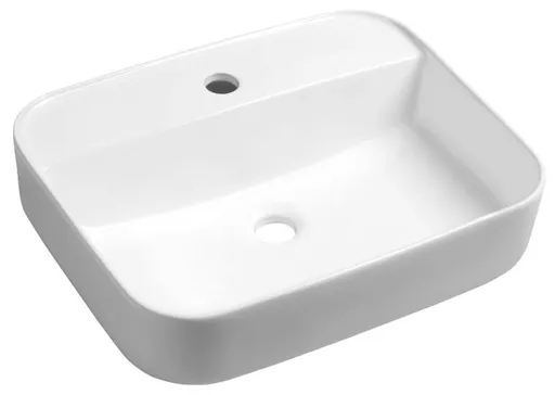 SAPHO - GARDA keramické umývadlo na dosku, 50x40cm, biela AR452