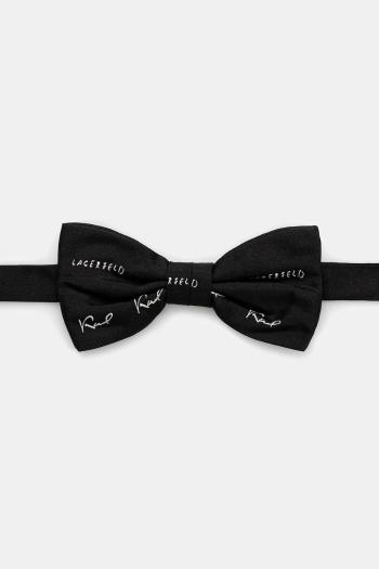 Hodvábny motýlik Karl Lagerfeld čierna farba, 553151.805200
