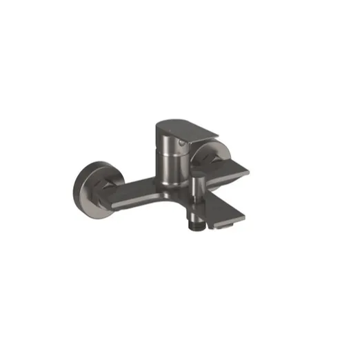 Vaňová batéria Ravak Plan bez sprchového setu 150 mm grafit kartáčovaný X070654