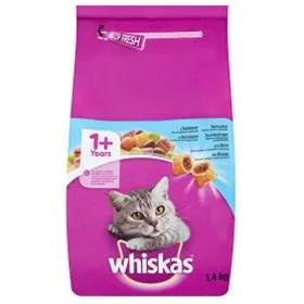 WHISKAS Adult cat s tuniakom granule pre mačky 1,4kg