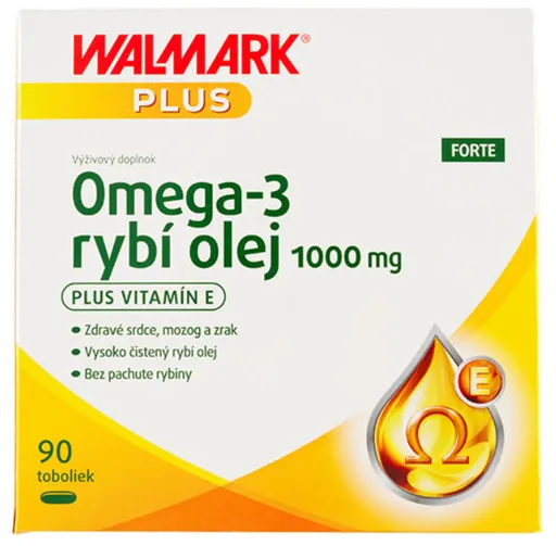 Walmark Omega-3 rybí olej Forte 1000 mg 90 kapsúl