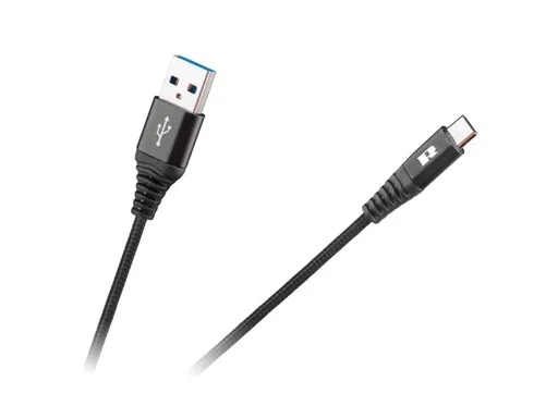 Kábel REBEL RB-6001-050-B USB/USB-C 0,5m Black