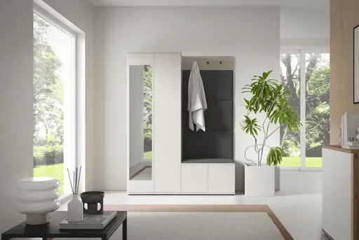 ArtPK Predsieň BIANCO 3 | cashmere so zrkadlom Farba: Trinity 15