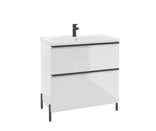 ArtDef Skrinka pod umývadlo NINO WHITE | D80/45 cm