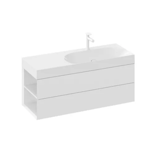 Ravak Lite skrinka pod umývadlo bez umývadla 120x43x45 cm biela X000001879