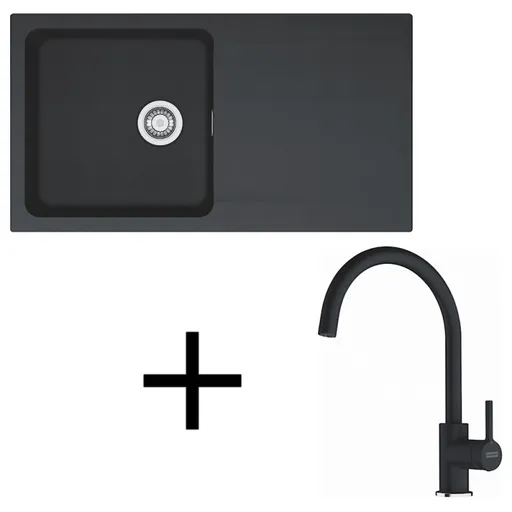 Franke set T120 OID 611 + FC 6018.084 čierna