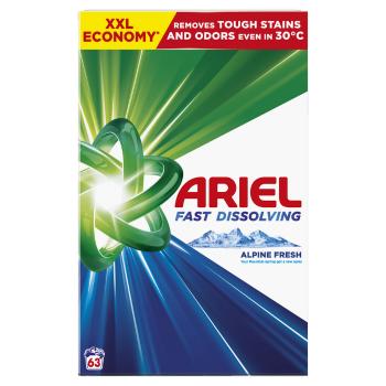 ARIEL Prací prášok, Alpine Fresh, 63 praní, 3.5 kg