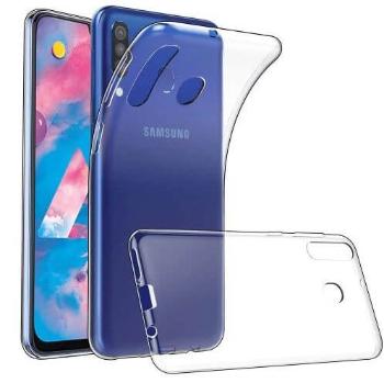 Silikónový obal Samsung Glaxy M30 priehľadný