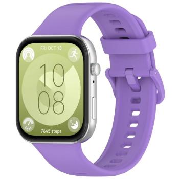SILICONE Vymeniteľný remienok pre Huawei Watch Fit 4 / Fit 4 Pro fialový