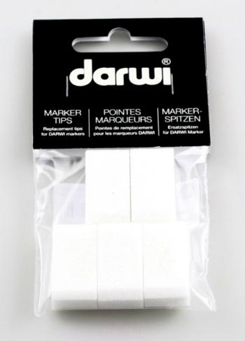 DARWI TEX OPAK - Náhradný hrot do akrylovej fixy MAXI 5 ks 25ml/15mm