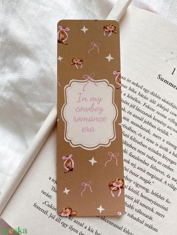 In my cowboy romance era - könyvjelző