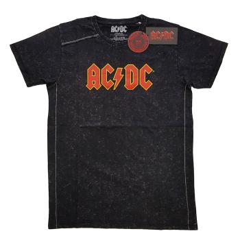 AC/DC tričko Logo Čierna XL