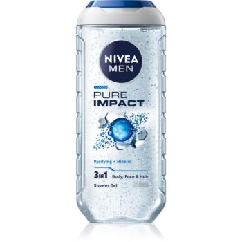 Nivea Men Pure Impact sprchový gél pre mužov 250 ml