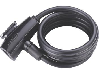 BBB Quicksafe Black Oceľové lanko-Zámok