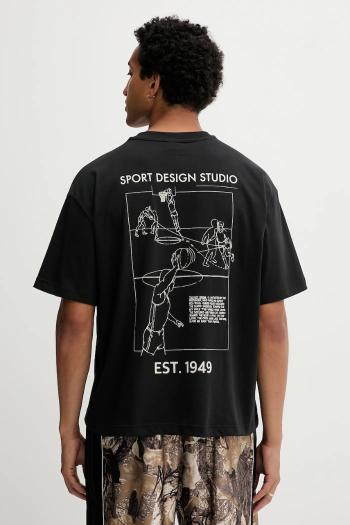 Tričko adidas Originals Asd Fastbrk Tee pánske, čierna farba, vzorované, JW6644