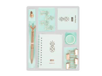 Darčeková sada kancelárskych potrieb EASY Pinapple Set