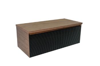 Kúpeľňová skrinka s krycou doskou Naturel Monza 99x30x45 cm orech mat MONZA100BN