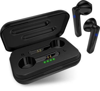 CONNECT IT slúchadlá do uší s mikrofónom True Wireless SonicBass, čierna