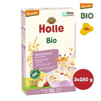 HOLLE BIO Junior müsli 3-zrnné s ovocím 3 ks (7640104952295)