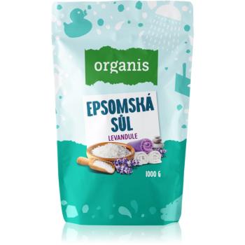 Organis Epsomská soľ Levanduľa soľ do kúpeľa 1000 g