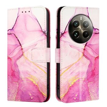 ART MARBLE Peňaženkový kryt pre Realme 12 Pro 5G / 12 Pro+ 5G PINK