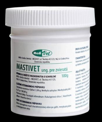 Mastivet masť na vemeno s gáfrom pre dojnice 100g