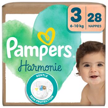 PAMPERS Harmónia 3 Plienky 6-10 kg, 28 ks