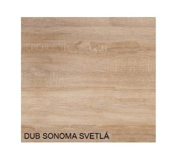 ArtCross Rohová šatníková skriňa NEMO Farba: dub sonoma