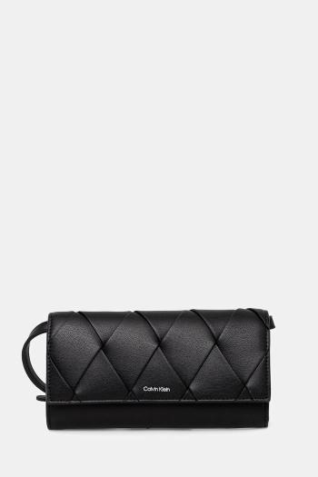 Listová kabelka Calvin Klein čierna farba, K60K612970