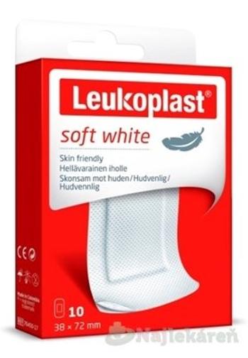 LEUKOPLAST SOFT WHITE náplasť na rany, 38x72mm, 10ks