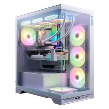 ADATA XPG case INVADER X BTF Mid-Tower, bez zdroja, 5x 120mm Fan, Biela