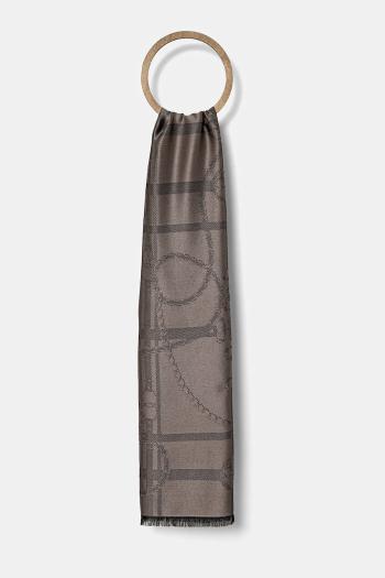 Šál Guess JACQUARD dámsky, ružová farba, vzorovaný, AW5264 VIS03