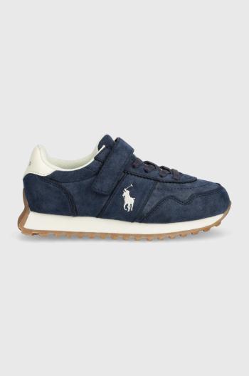 Detské tenisky Polo Ralph Lauren tmavomodrá farba