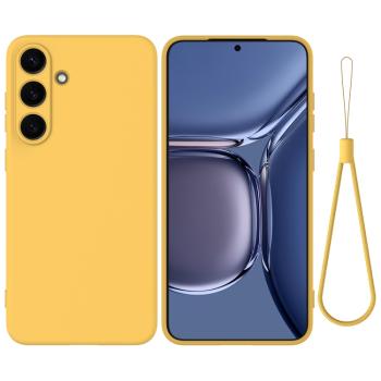 RUBBER Ochranný obal pre Samsung Galaxy S25+ 5G žltý