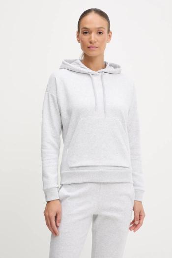 Mikina adidas Essentials Small Logo Feel Cozy Hoodie šedá farba, s kapucňou, melanžová, JN1853