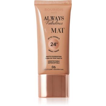 Bourjois Air Mat zmatňujúci make-up odtieň 06 Golden Sun 30 ml