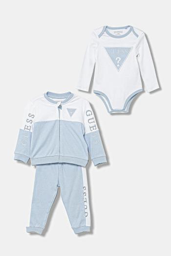 Sada pre bábätká Guess 3-pak modrá farba, H4YW00 KA6W4