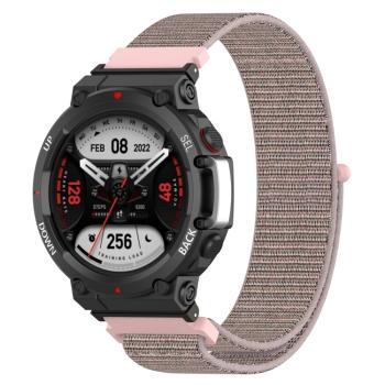 NYLON Vymeniteľný remienok pre Amazfit T-Rex 2 ružový