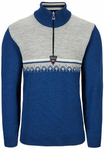 Dale of Norway Lahti Mens Knit Sweater Indigo/Light Charcoal/Off White L Sveter