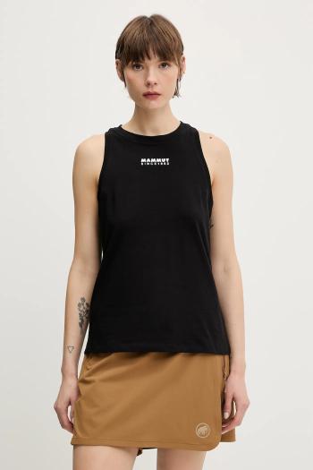 Športový top Mammut čierna farba, 1017-03993
