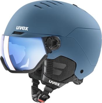 UVEX Wanted Visor Stone/Blue Mat 58-61 cm Lyžiarska prilba