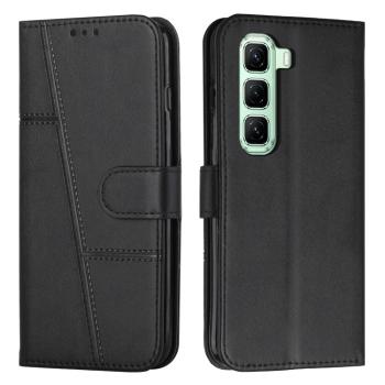 STITCHED Peňaženkový kryt pre Infinix Hot 50 Pro+ čierny