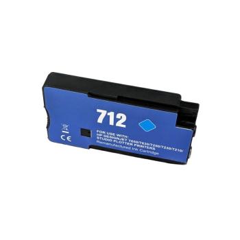 Kompatibilná cartridge pre HP 712 3ED67A azúrová (cyan)