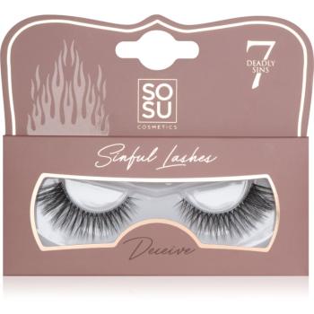 SOSU Cosmetics 7 Deadly Sins Lashes umelé mihalnice Deceive 1 ks