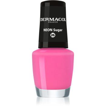 Dermacol Neon neónový lak na nechty odtieň 26 Sugar 5 ml