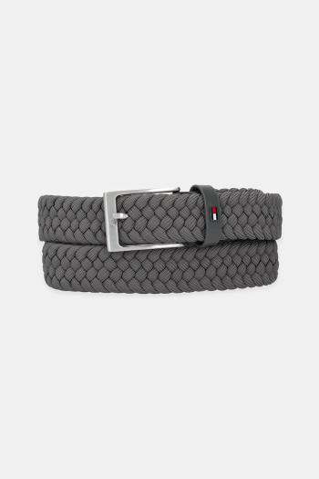 Opasok Tommy Hilfiger šedá farba, AM0AM13570