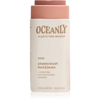 Attitude Oceanly Plastic Free Makeup tuhá krémová lícenka pre suchú až citlivú pleť odtieň Rose 8.5 g
