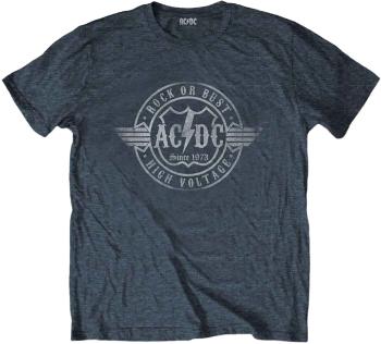 AC/DC Tričko Rock or Bust Unisex Heather Grey XL